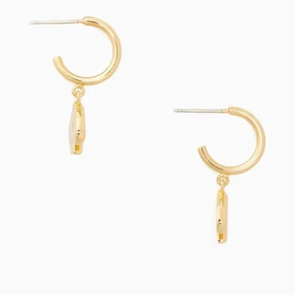 Kate Spade gold spade earrings - Picture 2 of 7